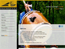 Tablet Screenshot of drumbeatsindia.com
